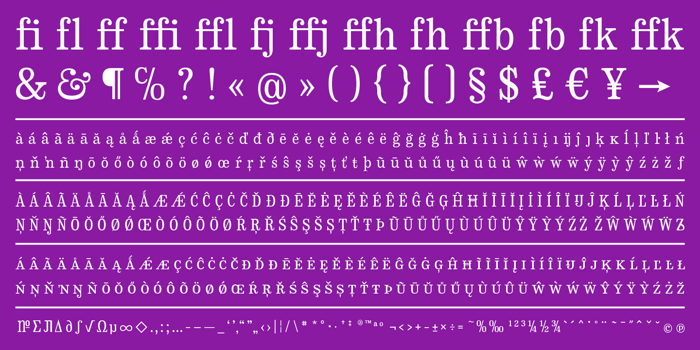 Example of CA Normal Serif