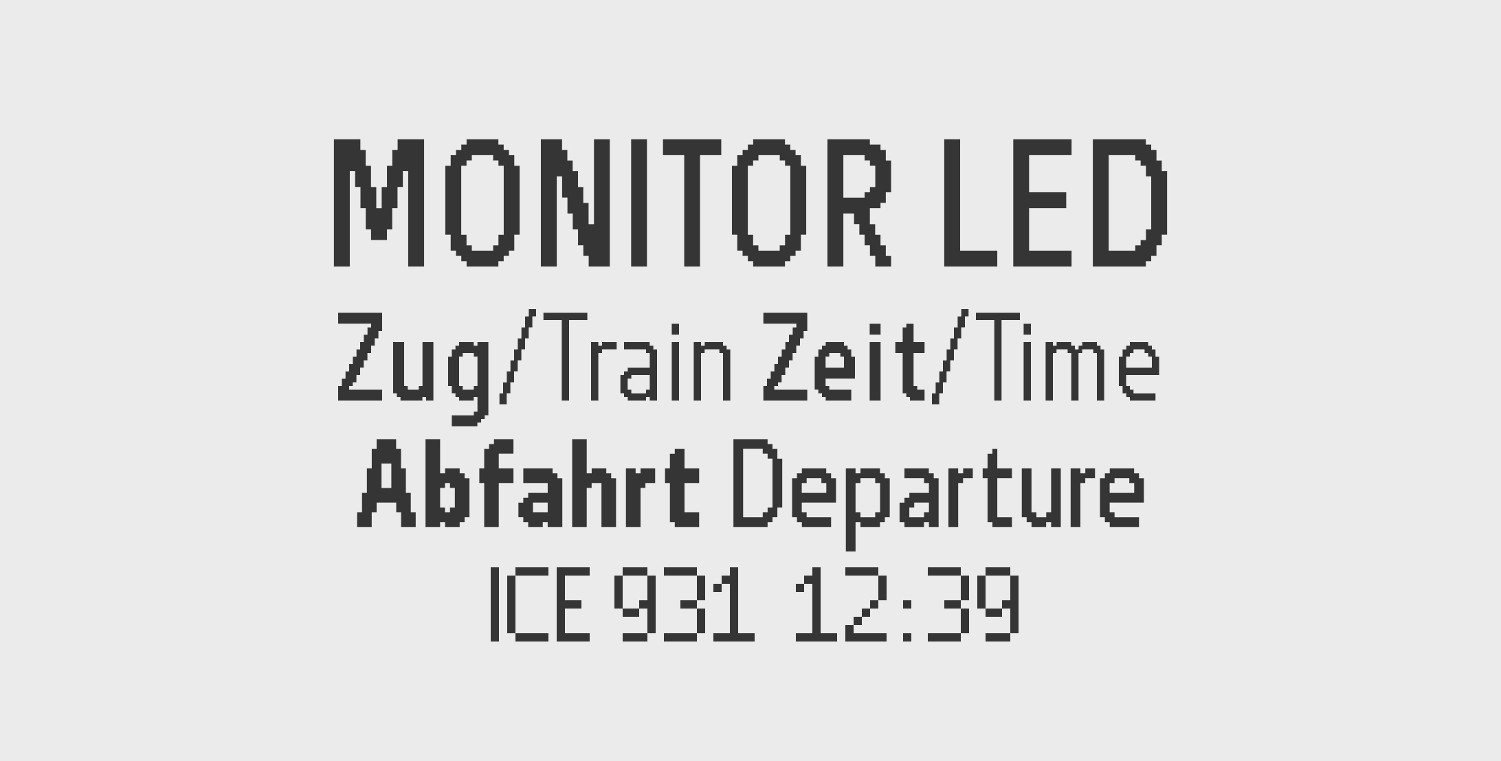 MONITOR LED (Deutsche Bahn)